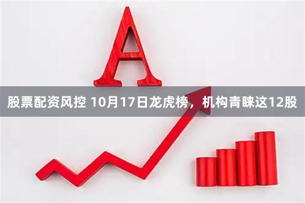 股票配资风控 10月17日龙虎榜，机构青睐这12股