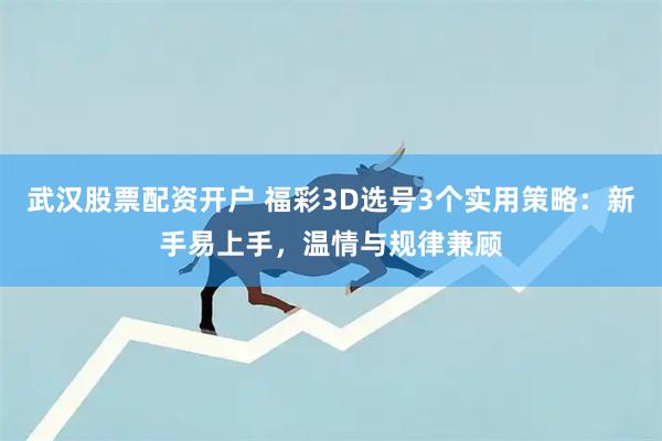 武汉股票配资开户 福彩3D选号3个实用策略：新手易上手，温情与规律兼顾